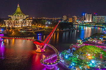 Golden Bridge Kuching sarawak malaysia
